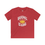 Kids Baseball Is King Tee
