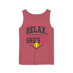 Relax She’s 11 Softball Parent Tank Top