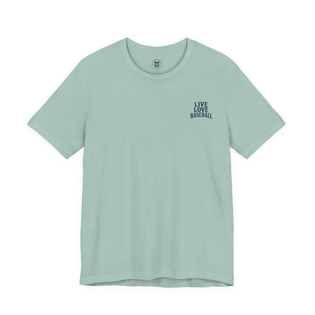 Baseball Tee — "Live Love Baseball" Vintage Sunset Unisex T-Shirt