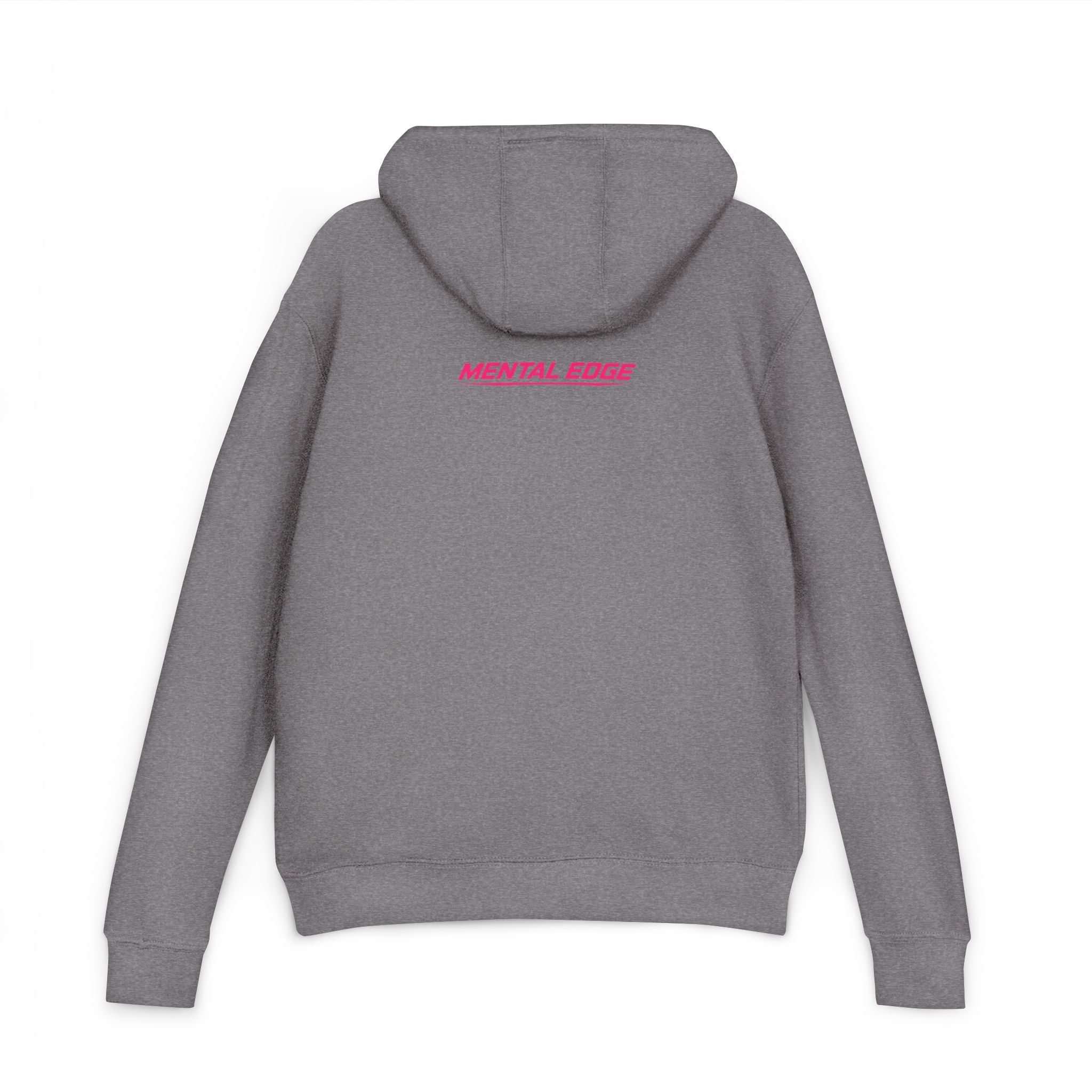 Adult Mental Edge Hoodie — ME Pink Logo French Terry Pullover