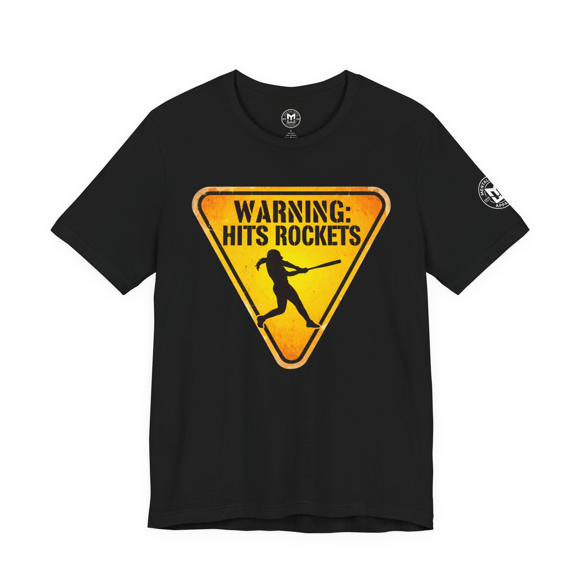 Warning: Hits Rockets Softball T-Shirt