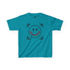 Kids T-Shirt — "Smily Baseball Seams Face" Baseball Tee