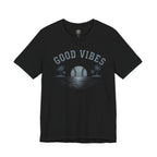 Good Vibes Woman's Baseball Sunset Tee
