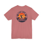 Baseball Tee — "Live Love Baseball" Vintage Sunset Unisex T-Shirt