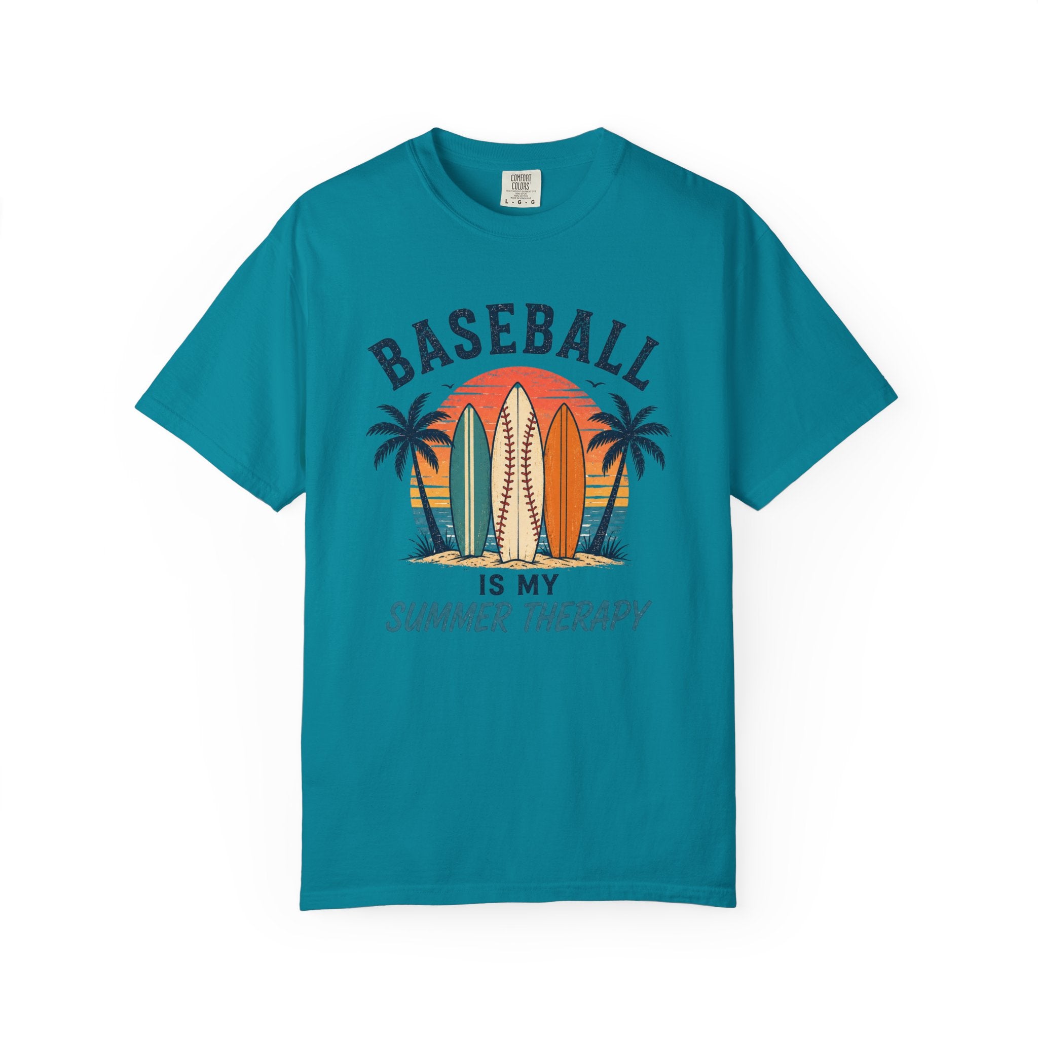 Baseball Is My Summer Therapy T-Shirt