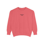 Baseball Vibes Sweatshirt — Minimalist White Crewneck