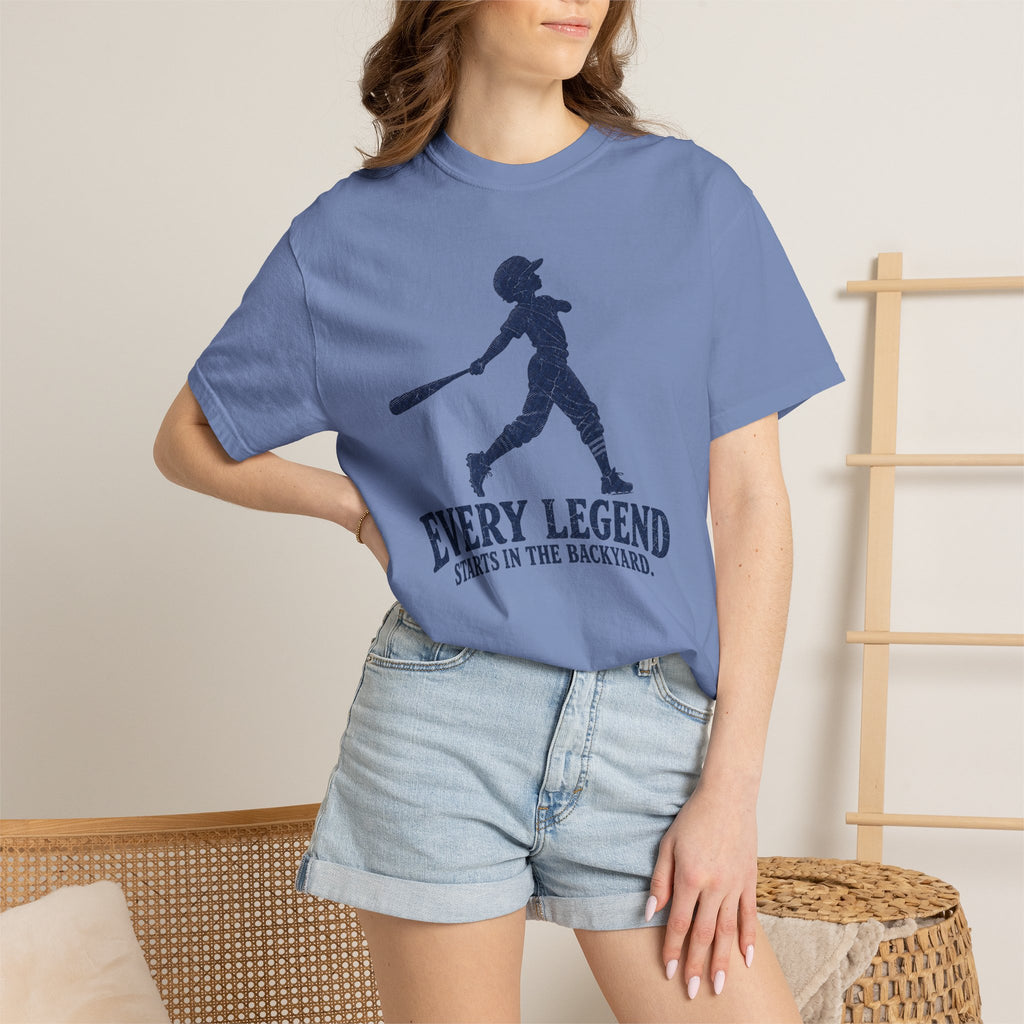 Adult Unisex  "Every Legend Starts in the Backyard" Graphic Tee