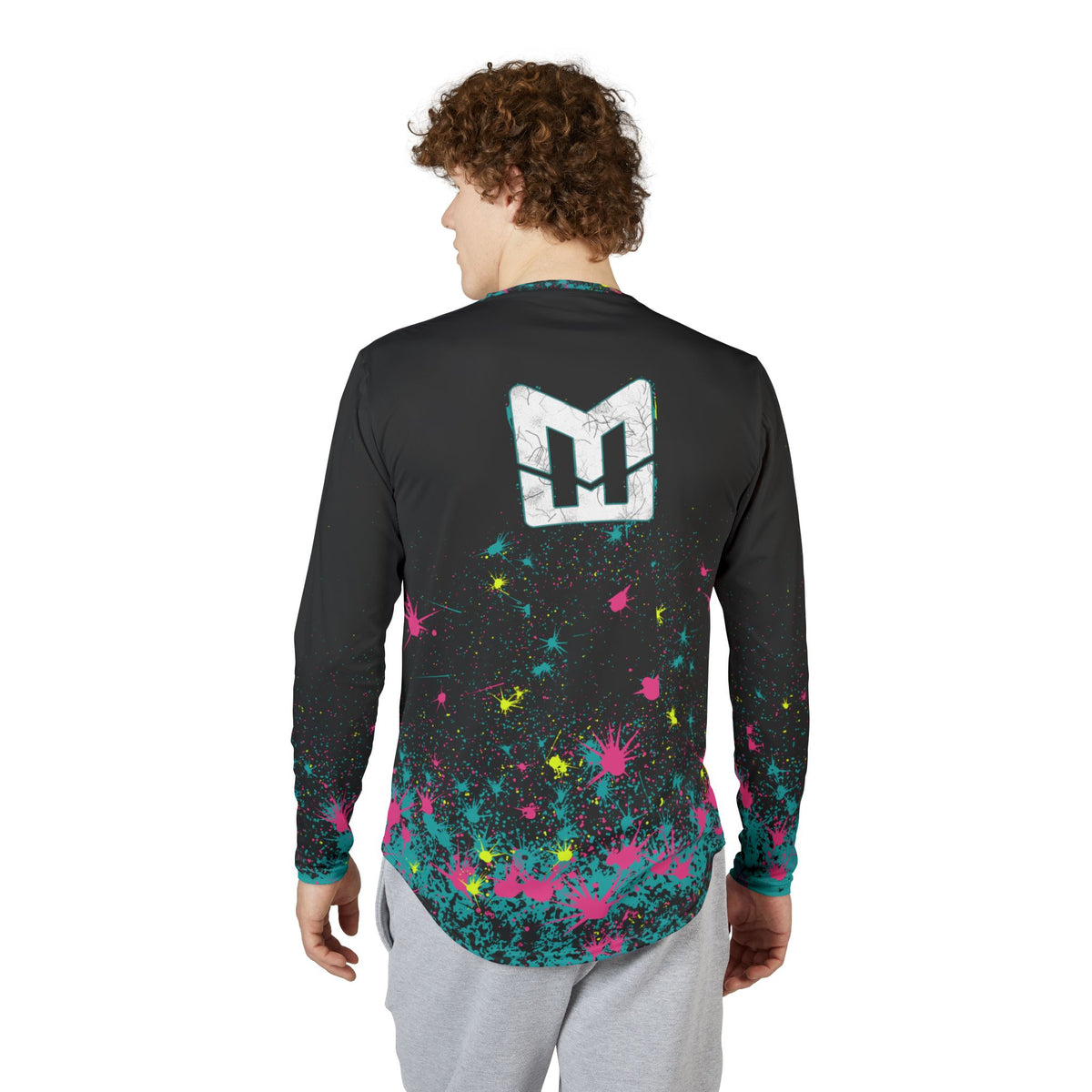 Mental Edge Neon Loud Splatter UV Long Sleeve