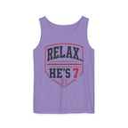 Relax... He's 7 Baseball Parents Tank Top