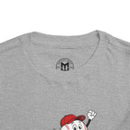Toddler Tee — Retro Baseball Character "See Ya!" Graphic