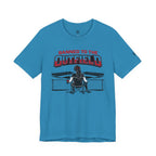Banned to the Outfield Womans Baseball Tee – Funny Coach/Player Sideline Shirt