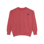 Baseball Sweatshirt — "Live Love Baseball" Vintage Sunset Crewneck Unisex