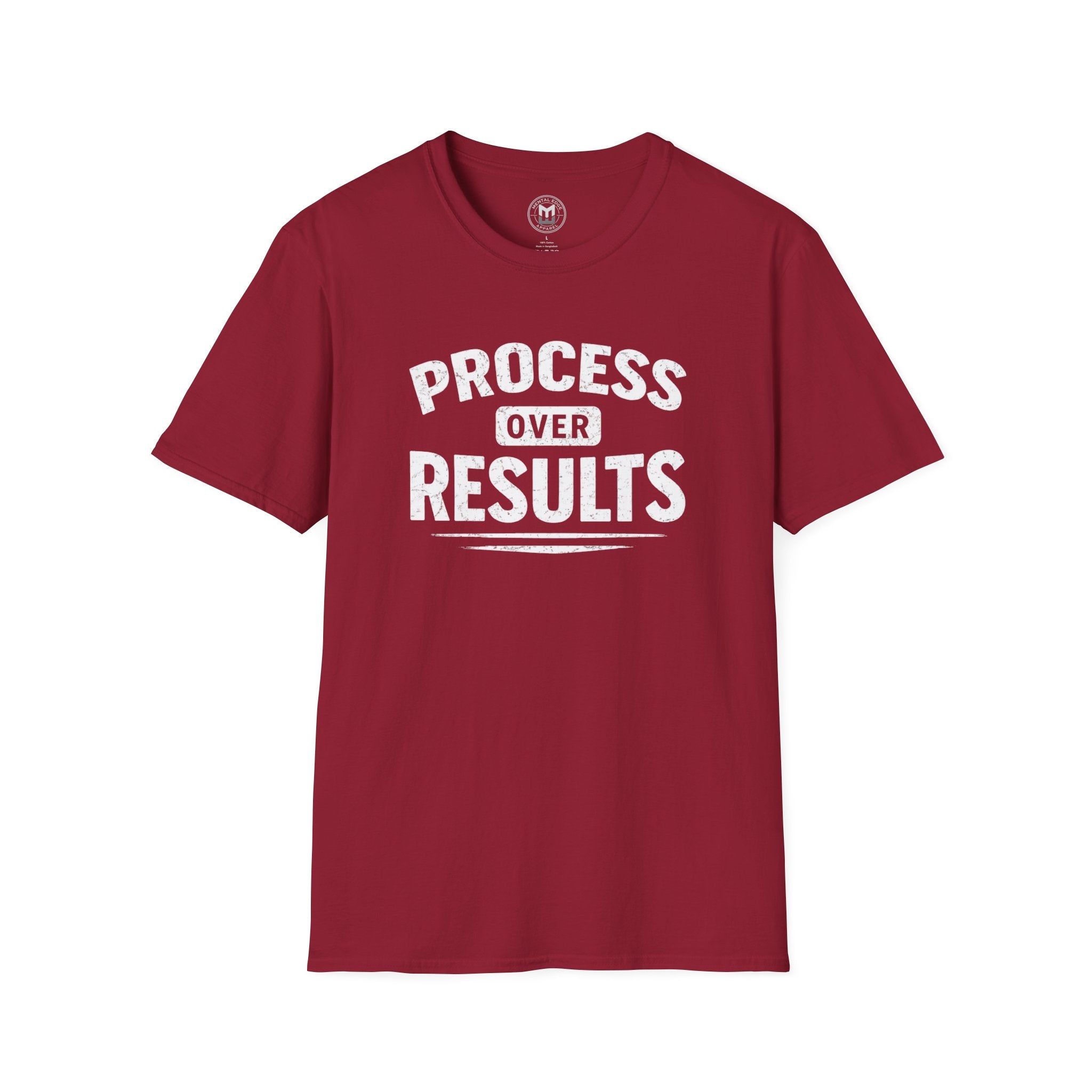 Process Over Results T-Shirt — Motivational Fitness & Productivity Tee
