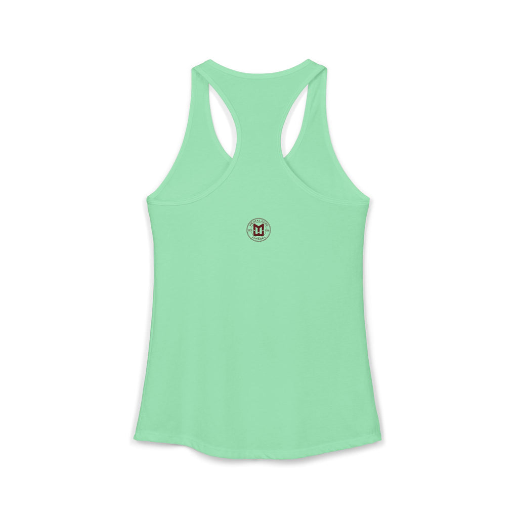 Relax He's 10 Baseball Moms Racerback Tank