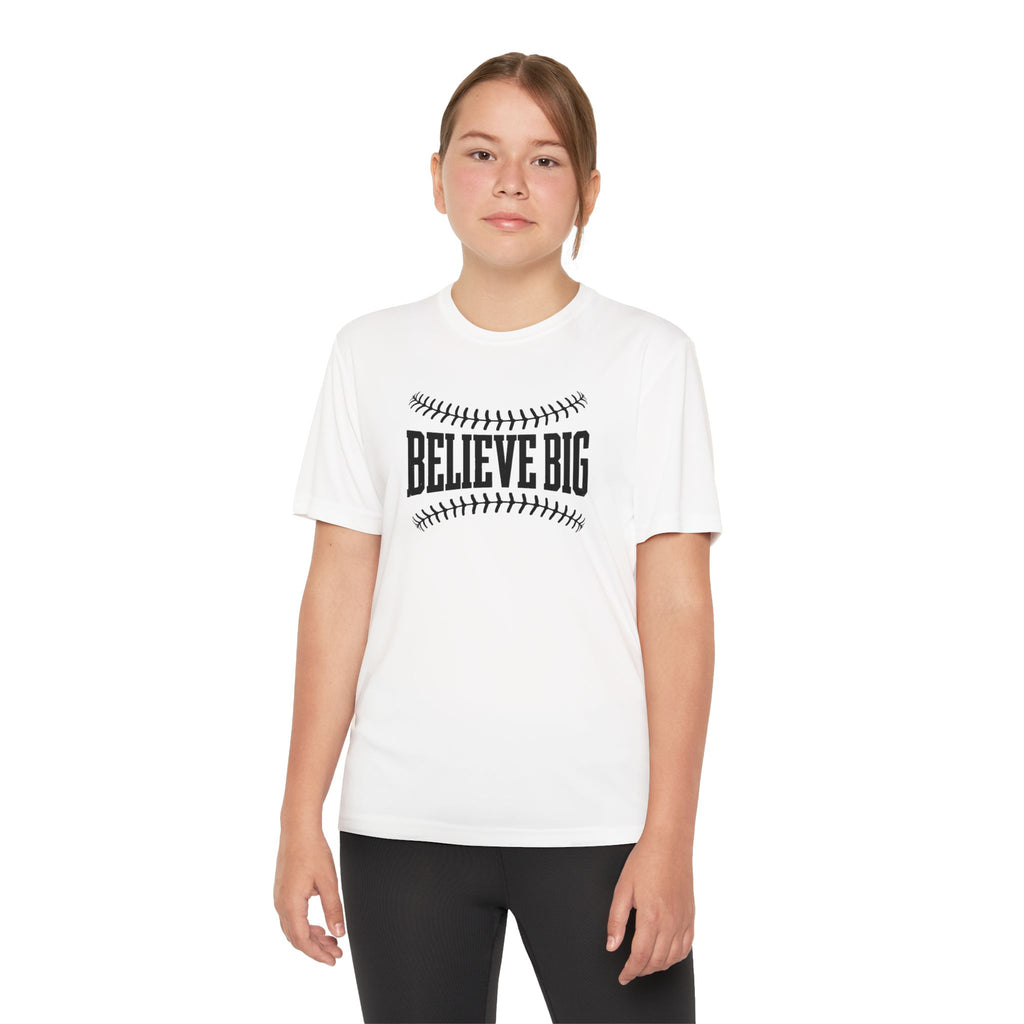 Believe Big Youth Baseball Dri Fit Tee