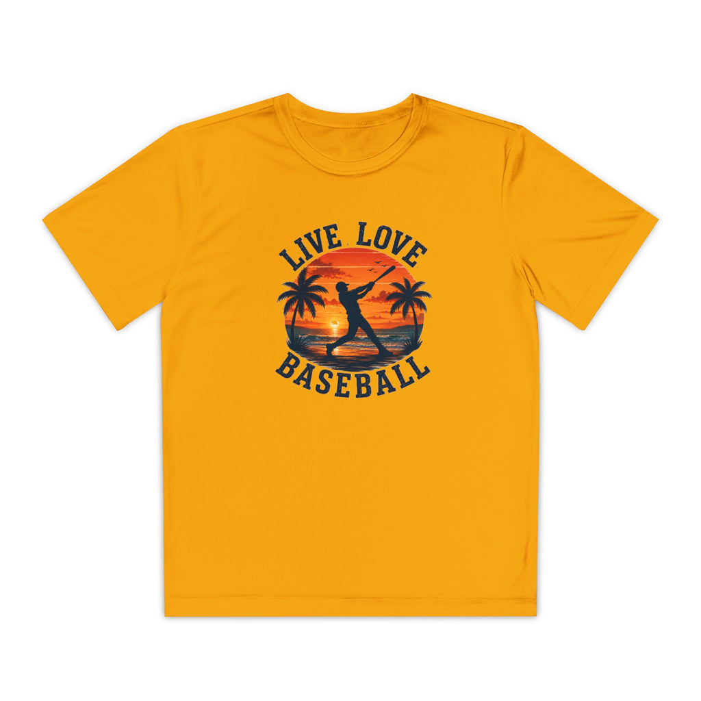 Live Love Baseball Youth Dri Fit Tee