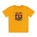 Live Love Baseball Youth Dri Fit Tee
