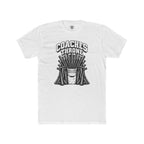 Coaches Throne Baseball Bucket T-Shirt — Funny Coach Gift Tee (Bucket & Whistle Graphic)