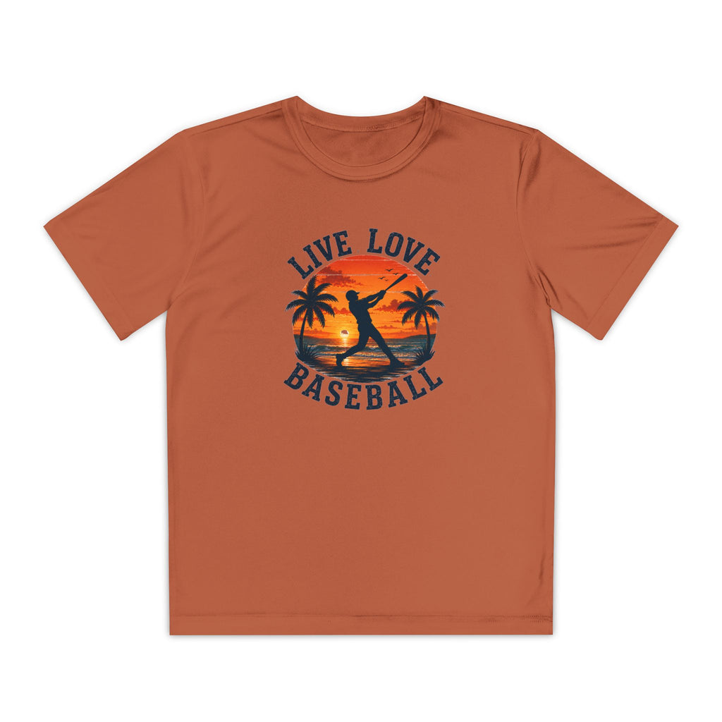 Live Love Baseball Youth Dri Fit Tee