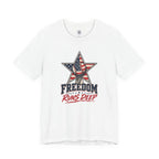 Freedom Runs Deep T-Shirt — American Flag Star Patriotic Tee
