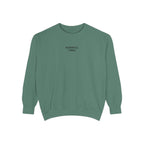 Baseball Vibes Sweatshirt — Minimalist White Crewneck