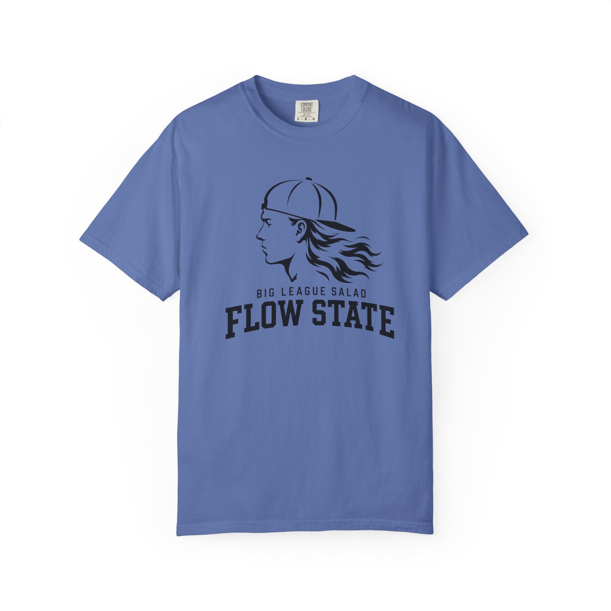Flow State Tee — 'Big League Salad' Athletic Retro Graphic T-Shirt
