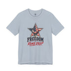 Freedom Runs Deep T-Shirt — American Flag Star Patriotic Tee