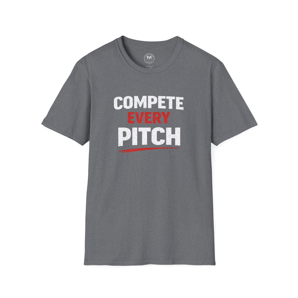 Compete Every Pitch Baseball T-Shirt