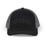 Baseball Trucker Cap – Vintage Distressed Baseball Snapback