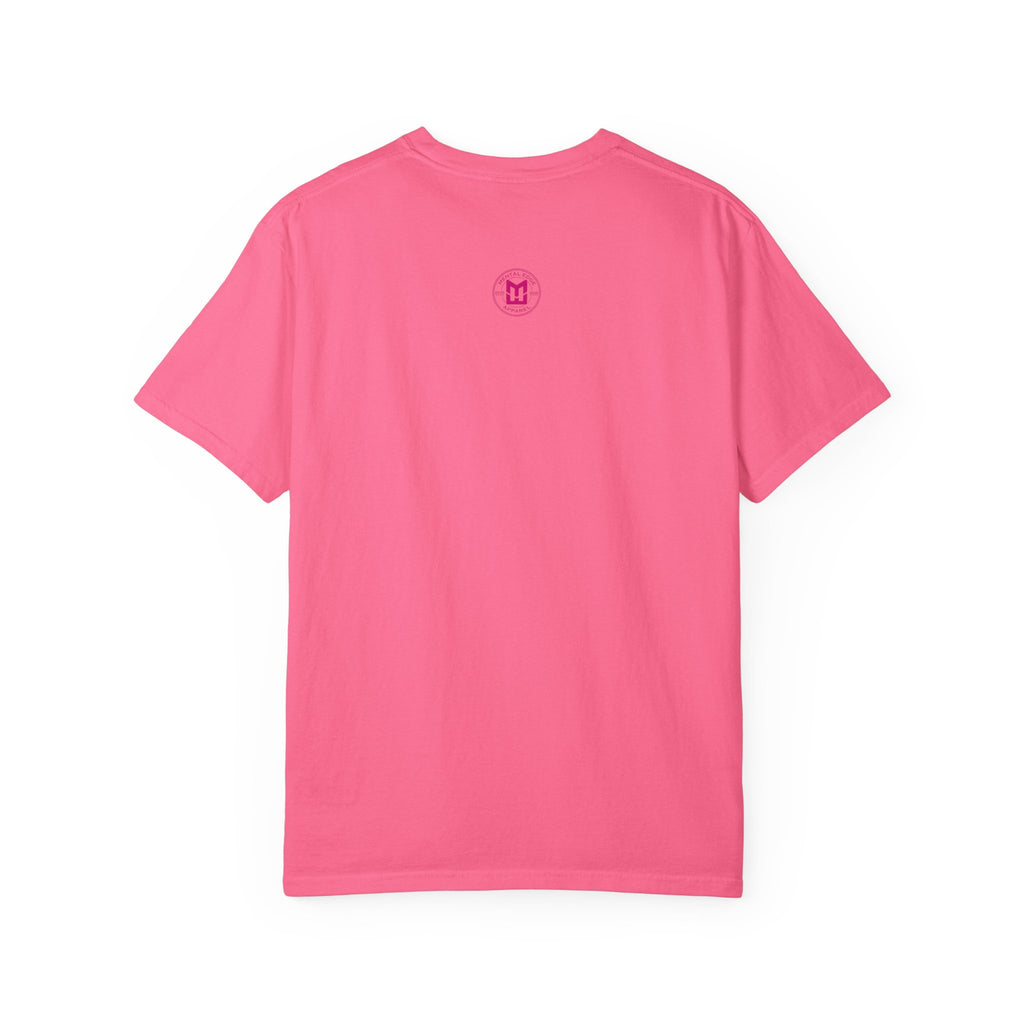 ME Mental Edge Baseball Plate T‑Shirt — Pink Monogram Graphic Comfort Colors Tee