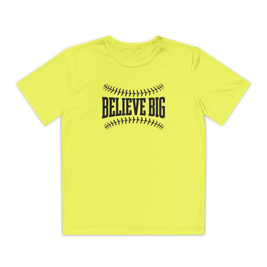 Believe Big Youth Baseball Dri Fit Tee