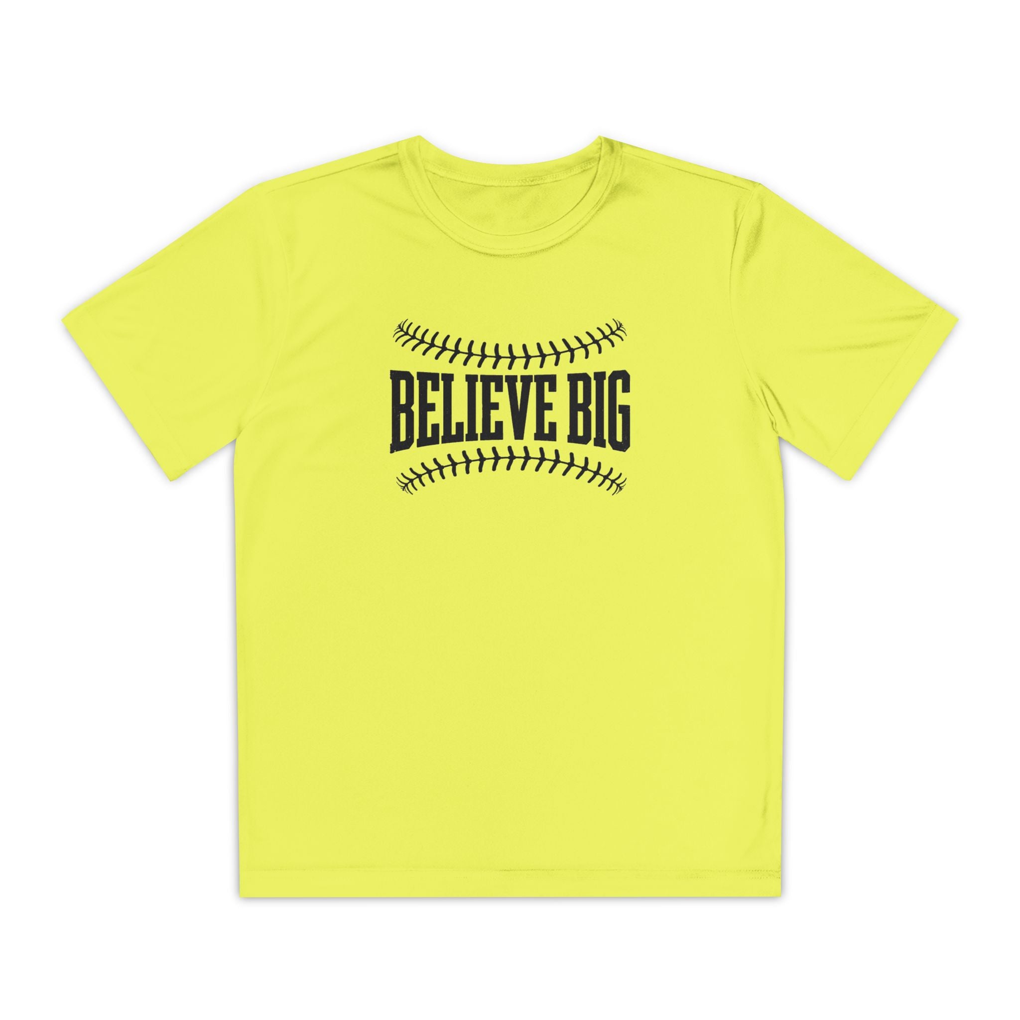 Believe Big Youth Baseball Dri Fit Tee