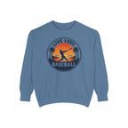 Baseball Unisex Sweatshirt - "Live Love Baseball" Vintage Sunset Crewneck