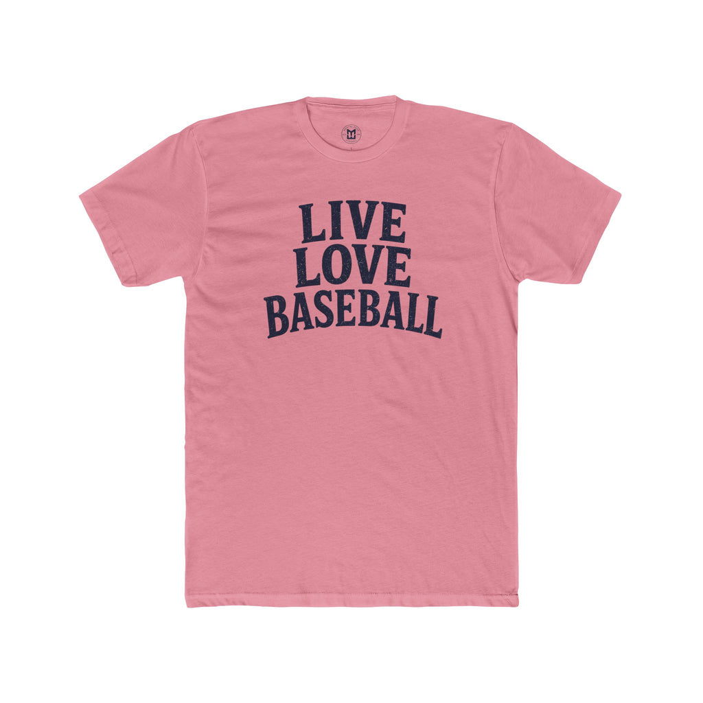 Live Love Baseball T-Shirt — Classic Baseball Tee for Fans