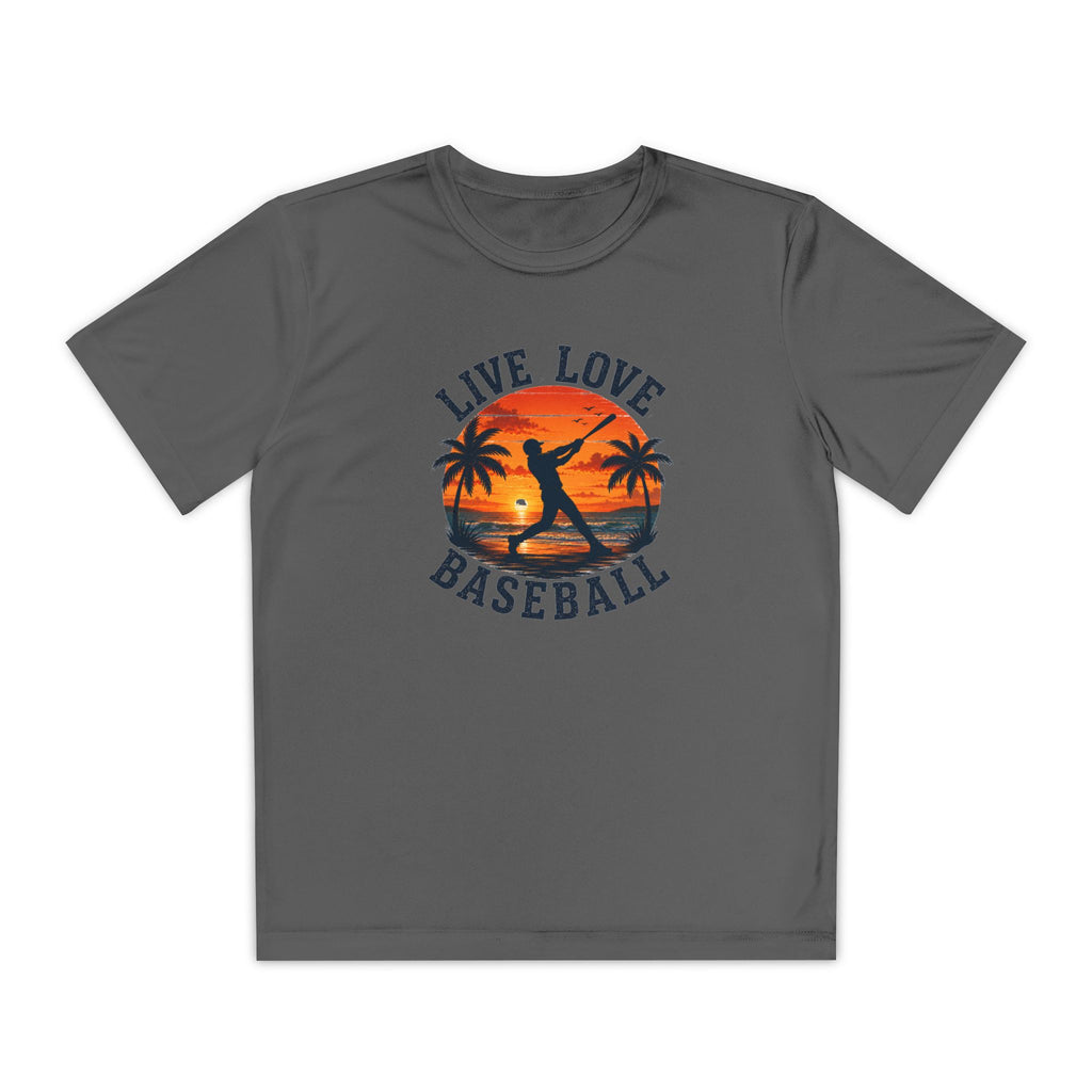 Live Love Baseball Youth Dri Fit Tee