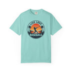 Live Love Baseball T-Shirt — Vintage Sunset Baseball Tee