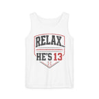 Relax… He’s 13 Baseball Parent Tank Top