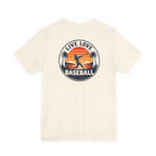 Baseball Tee — "Live Love Baseball" Vintage Sunset Unisex T-Shirt