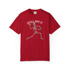 Still Got It Pitchers Skeleton T-Shirt — Vintage Garment-Dyed Retro Tee