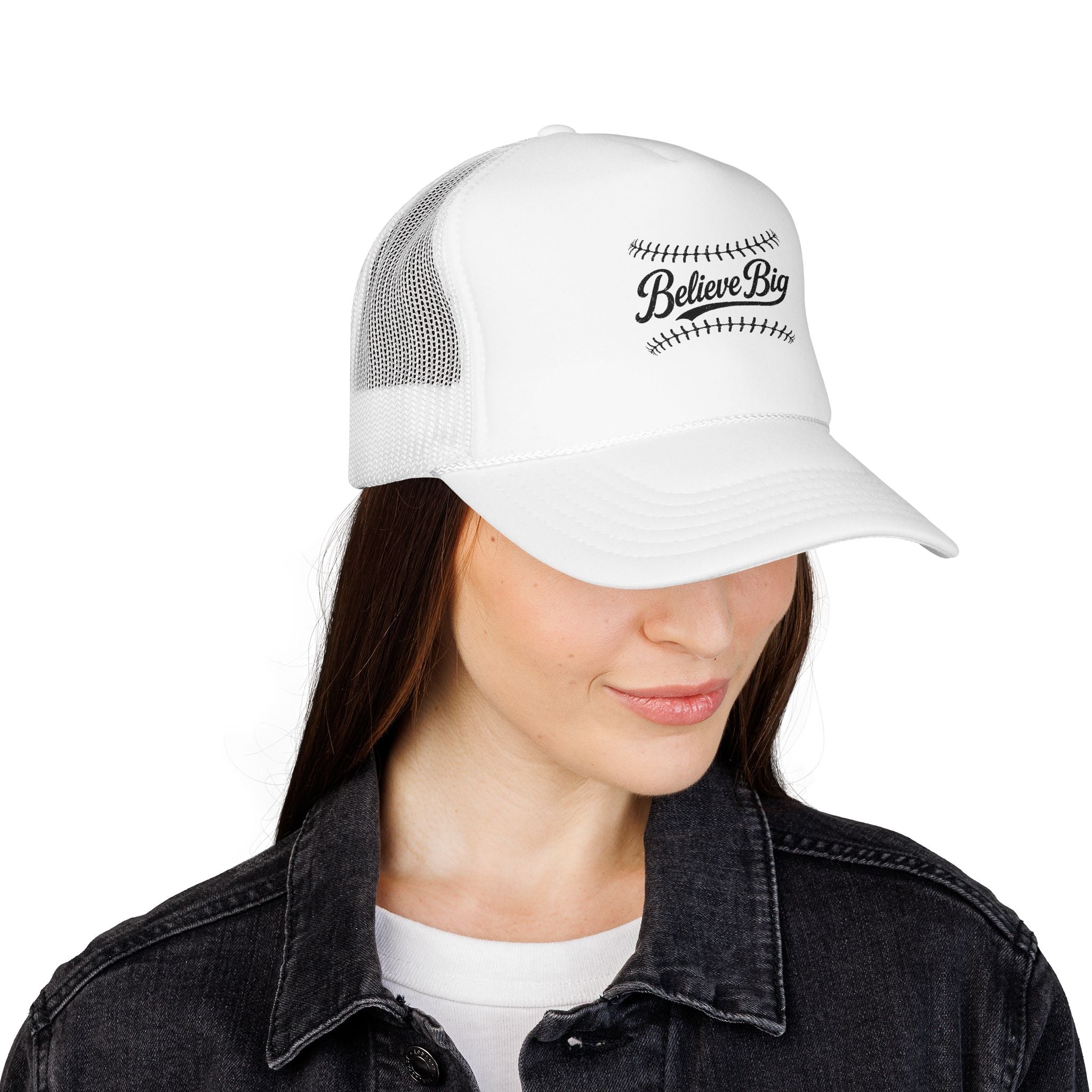 Believe Big Baseball Foam Trucker Hat