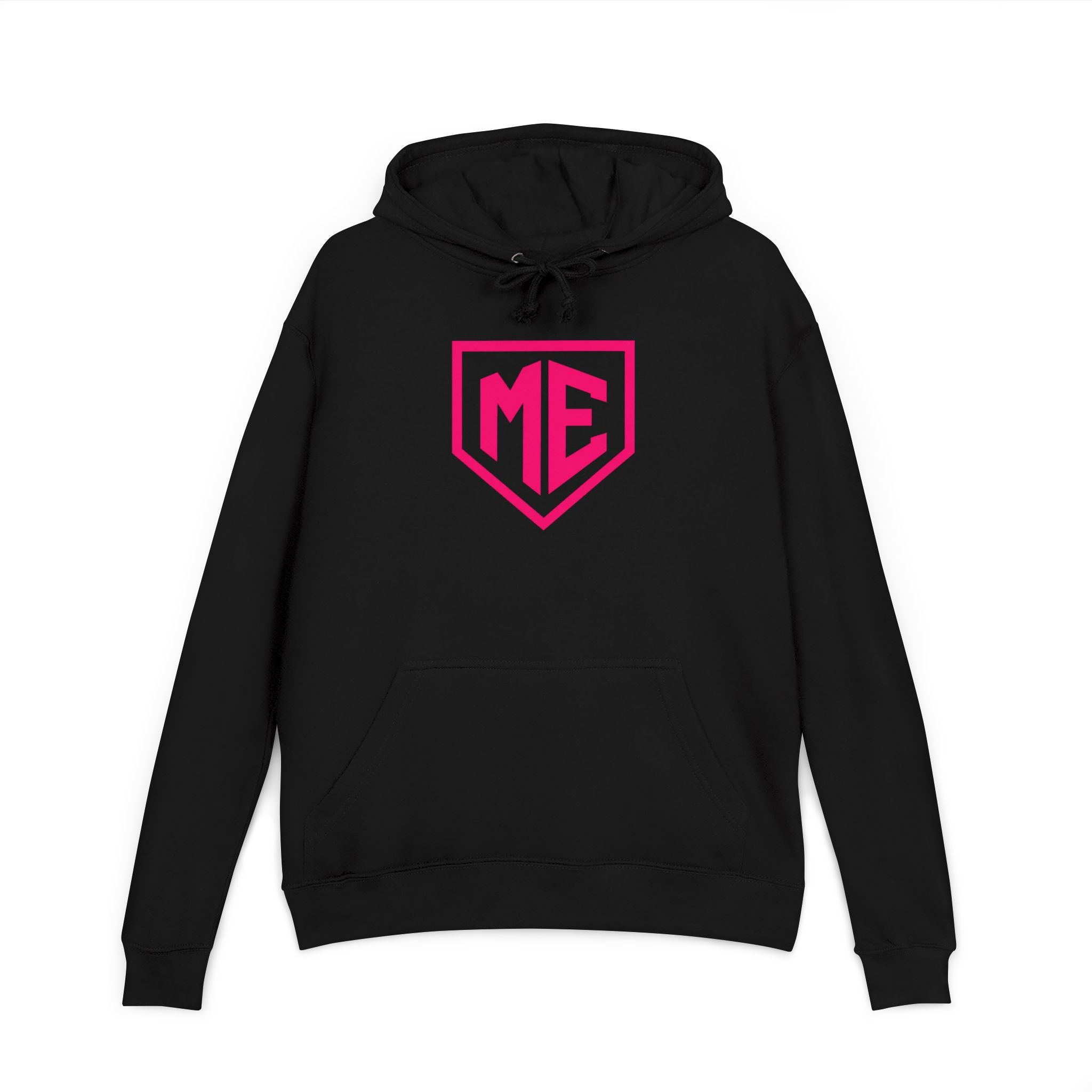 Adult Mental Edge Hoodie — ME Pink Logo French Terry Pullover