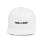 Mental Edge Flat Bill Snapback Hat — Minimal Athletic Logo Cap
