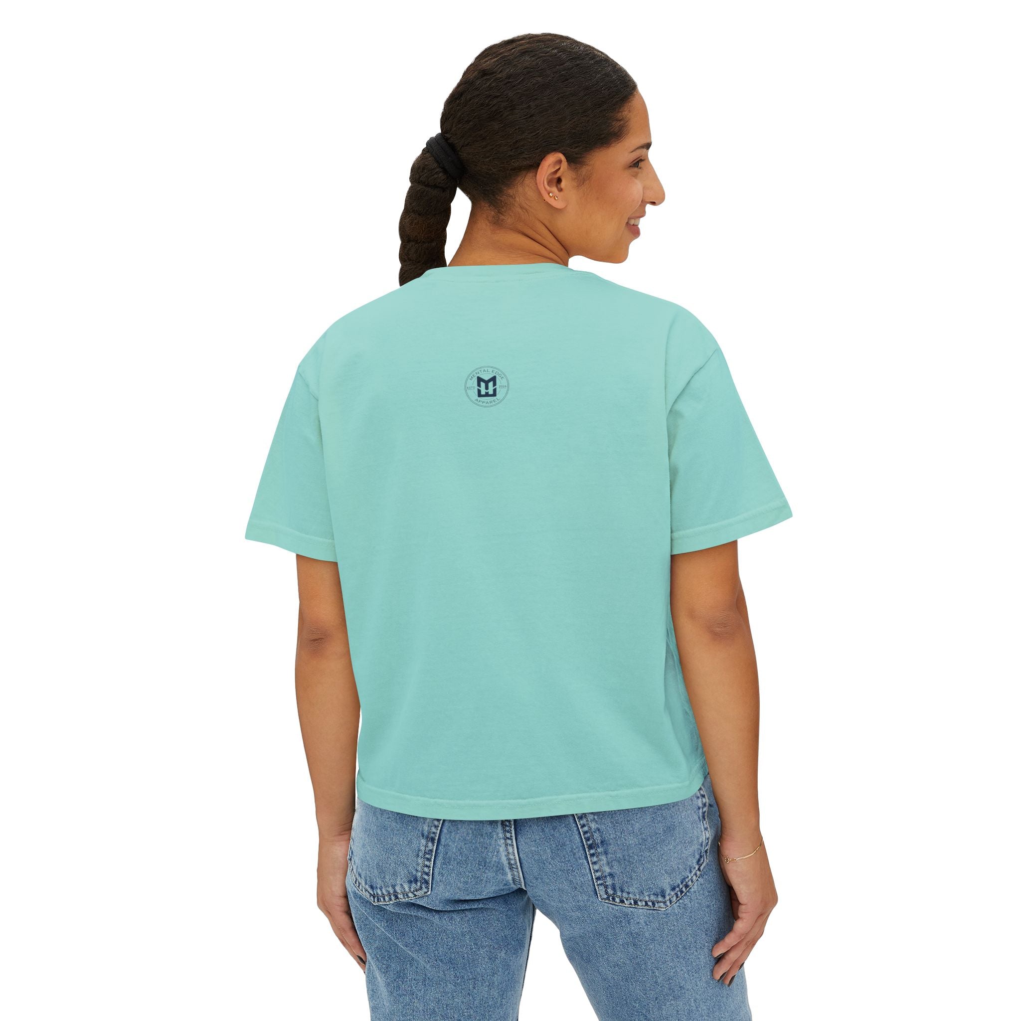 Live Love Baseball Women's Boxy Tee – Retro Sunset Palm Baseball Shirt