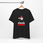 Baseball Women's Tee — 'Barrel King' Batting Ball Graphic Shirt