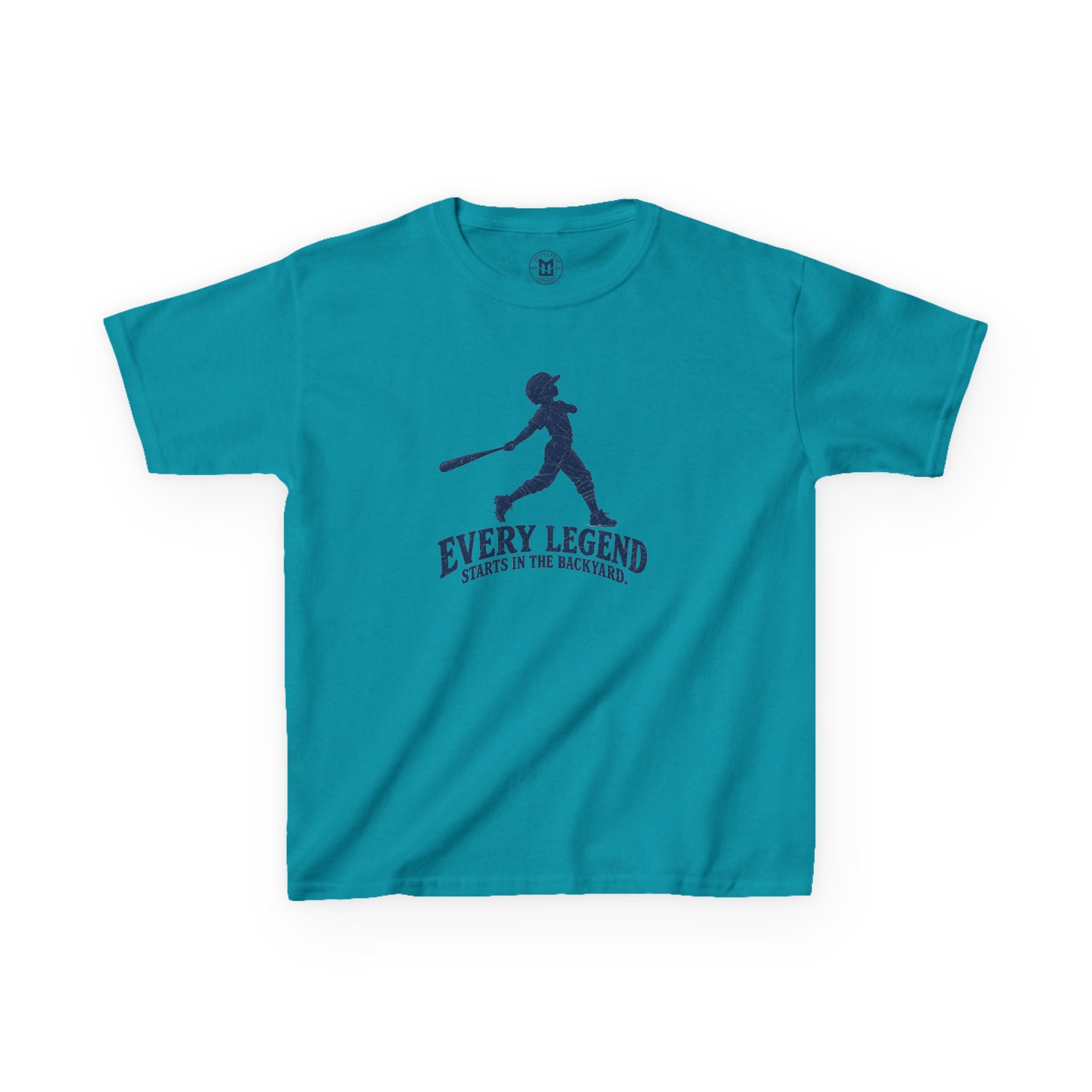 Kids T-Shirt — "Every Legend Starts in the Backyard" Baseball Tee