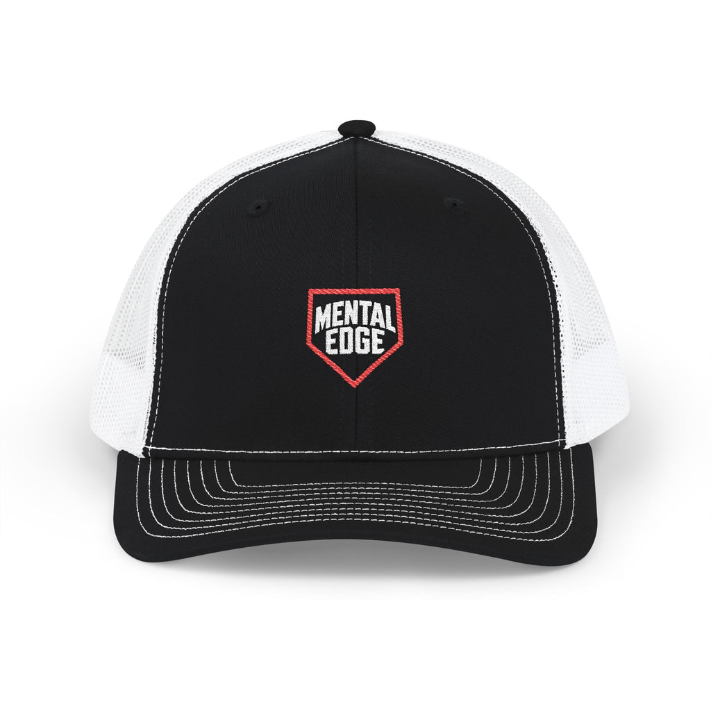 Mental Edge Trucker Cap — Retro Patch Snapback Hat