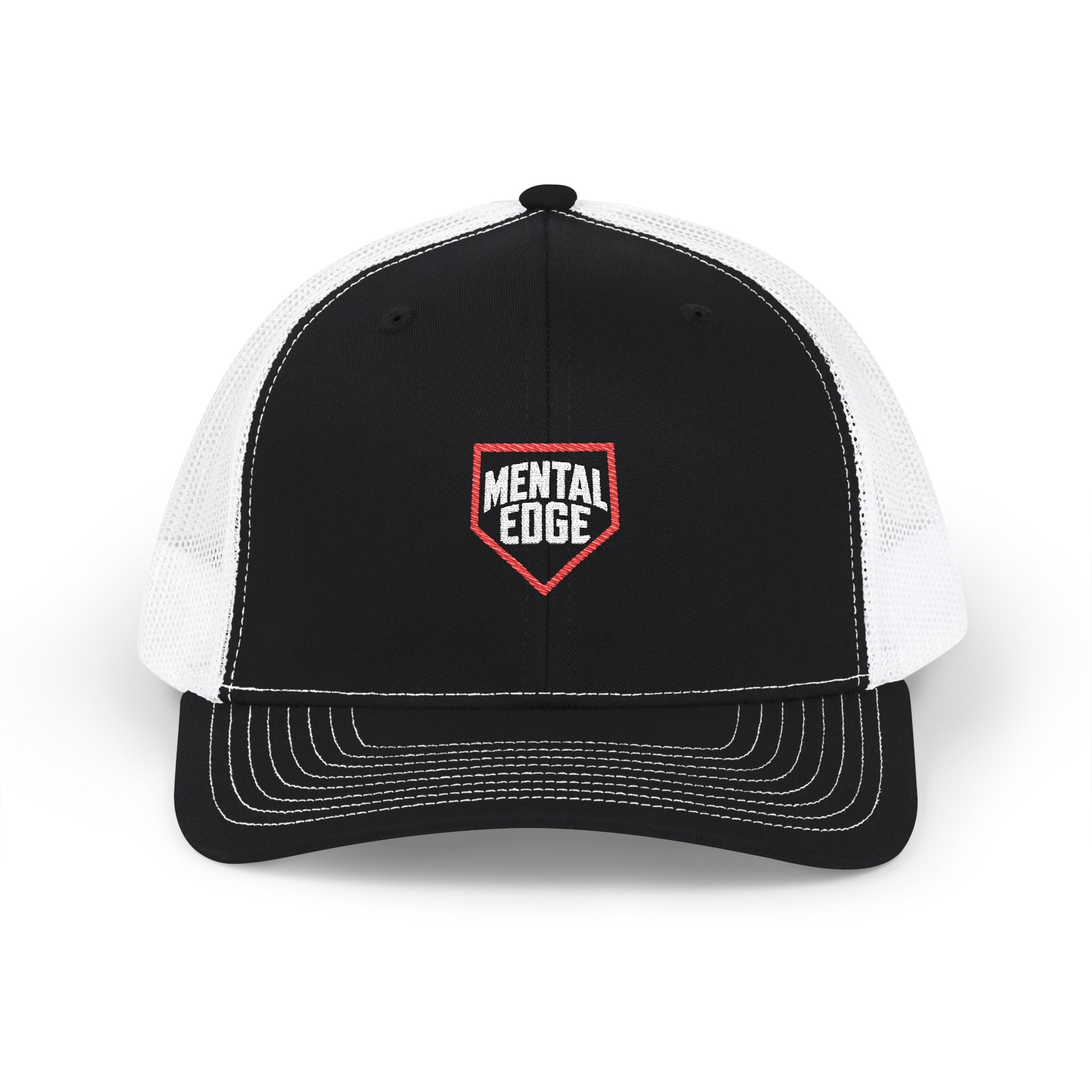Mental Edge Trucker Cap — Retro Patch Snapback Hat