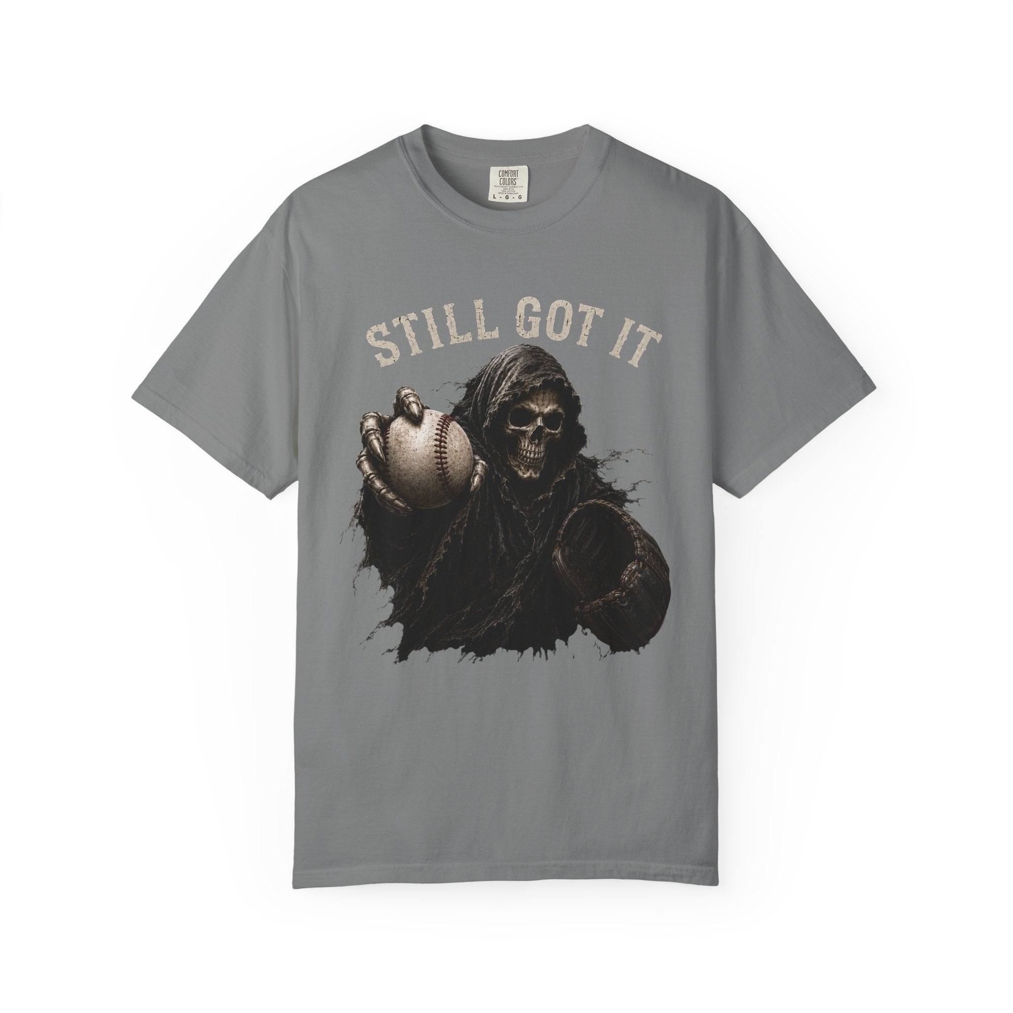 Still Got It Baseball Tee — Vintage Reaper Baseball T-Shirt