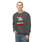 Unisex Adult 'Bring The Heat' Baseball Sweatshirt — Cute Mascot Crewneck for Fans
