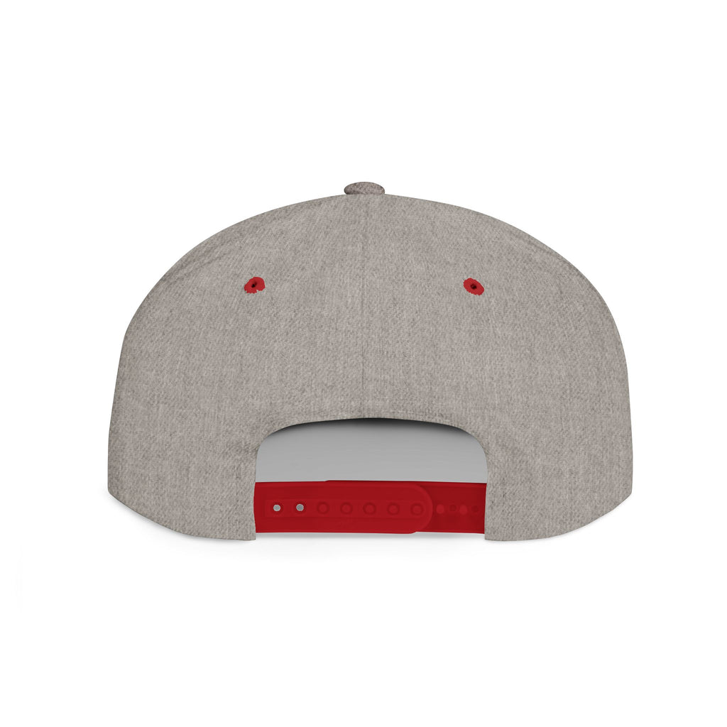 Mental Edge Flat Bill Snapback Hat — Minimal Athletic Logo Cap